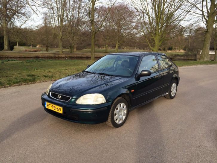 Honda Civic 1.4 I 1997 Groen - 207d km - technisch sterk - 