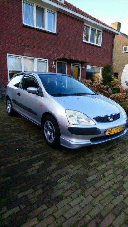 Honda Civic 1.4 I LS 3DR 2002 Grijs AIRCO