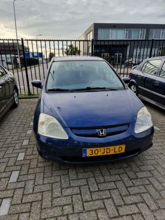 Honda Civic 1.4 I LS AUT 2002 Blauw, airco NAP