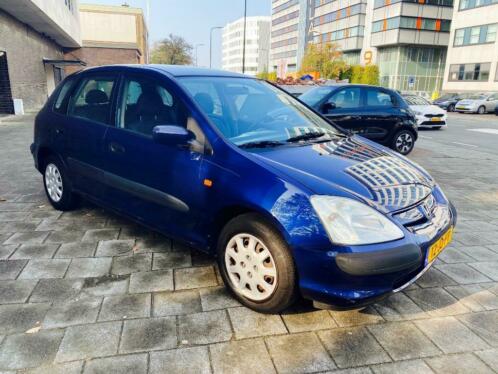 Honda Civic 1.4 I S 5 DEURS 2002 Blauw NIEUWE APK AIRCO