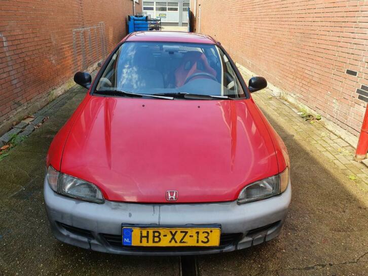 Honda Civic 1.5 I LS AUT U9 1993 Rood