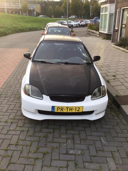 Honda Civic 1.6 I Coupe LS SRS 1996 Wit.  Project auto