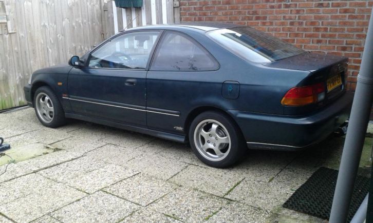 Honda Civic 1.6 I Coupe LS SRS 1997 Groen apk izgst gratis