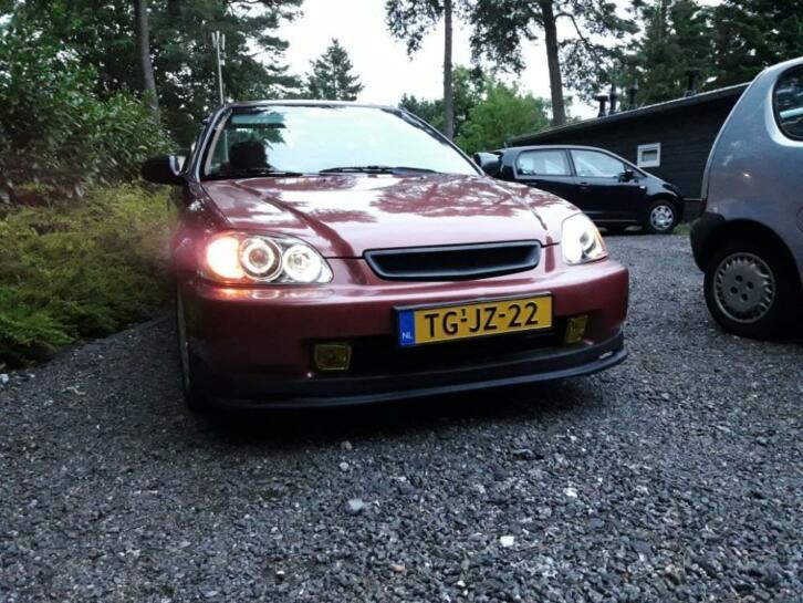 Honda Civic 1.6 I Coupe LS SRS 1998 Rood