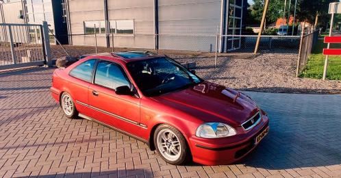 Honda Civic 1.6 I Coupe LS SRS AUT 1997 Rood