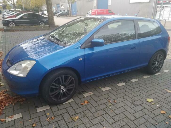 Honda Civic 1.7 Ctdi ES 3DR 2003 Blauw