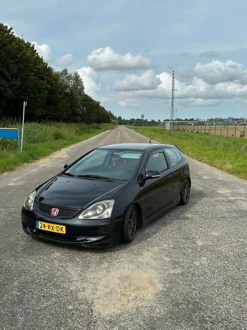 Honda Civic 1.7 Ctdi Zwart 2005 type r interieur, schroefset