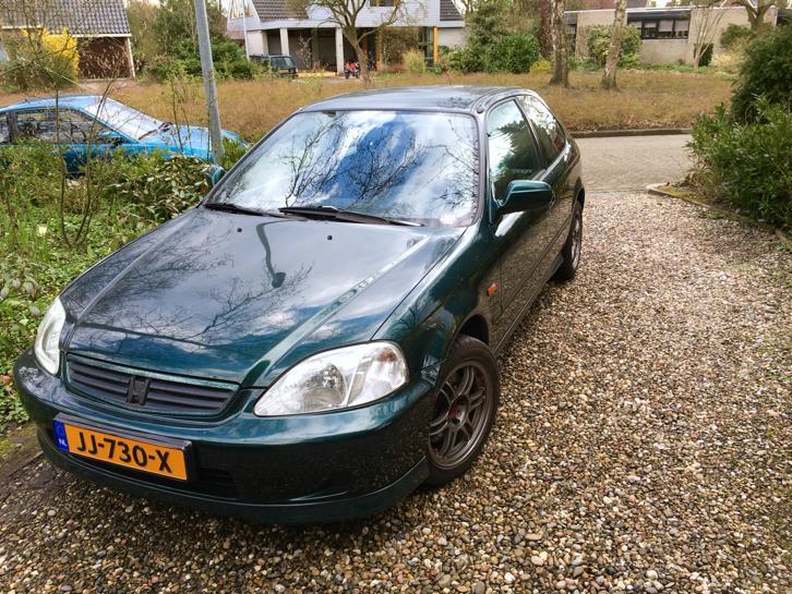 Honda Civic K20 chassis 160KW op kenteken