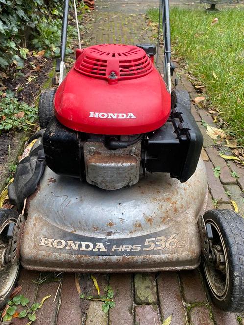 Honda grasmaaier met defect