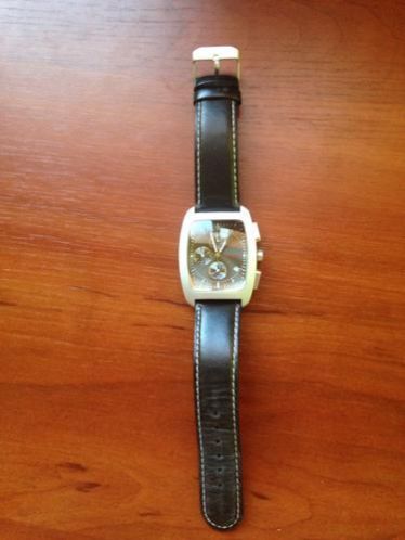 Honda horloge met lederen band