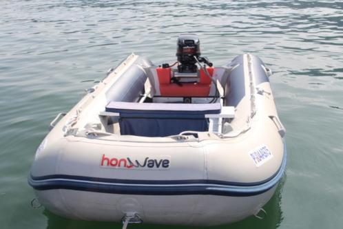Honda Marine Wave Rubberboot 3,53 m1 Mercury 8PK buitenboord