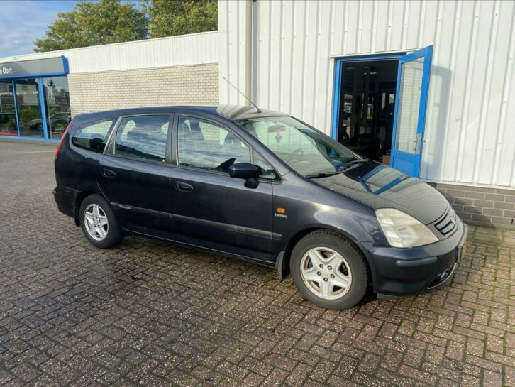 Honda Stream 2.0 I AUT 2001 Grijs Airco 7 persoons trekhaak