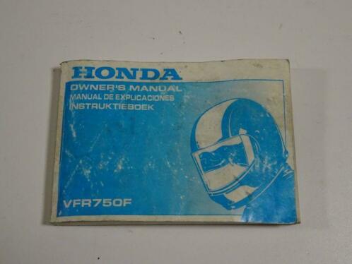 Honda VFR 750 Instructieboekj 1990 - 1993 201164788