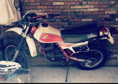 Honda XL500R afbouwproject