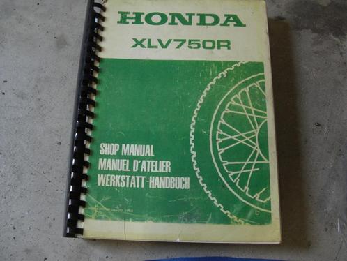 Honda XLV750R  werkplaats handboek en meer