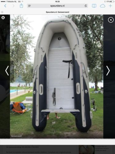 Honwave T 40 met Evinrude Etec 30 pk.