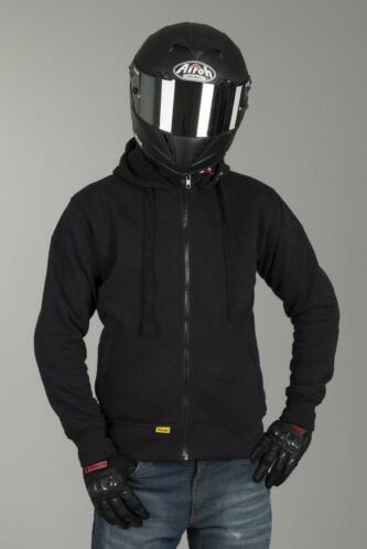 Hoodie Aramid Booster Core Zwart (Motorjassen, Motorkleding)