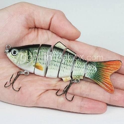 Hot Koop 17G 10,2 Cm Hard Plastic Baits 6 Segmenten Minno...