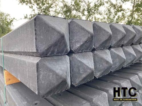 Hout beton schutting palen en onderplaten mega actie