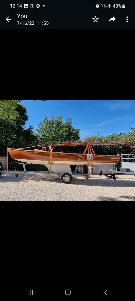 Houten Eemmeer 1967....met trailer en.6pk buitenboord