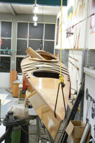 Houten kayak