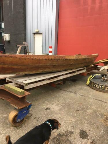 houten roeiboot