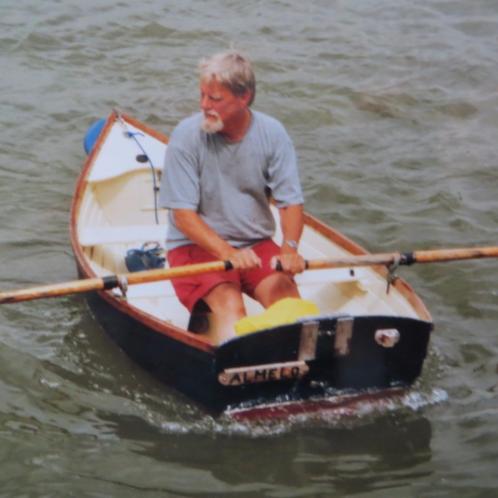 houten roeibootje