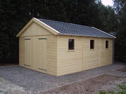 Houten schuur 4.00 x 6.00 m.  tuinhuis  berging  garage 