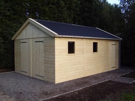 Houten schuur  tuinhuis  berging  tuinhuisje  garage