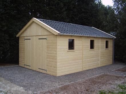 Houten schuur  tuinhuis  berging  tuinhuisje  garage