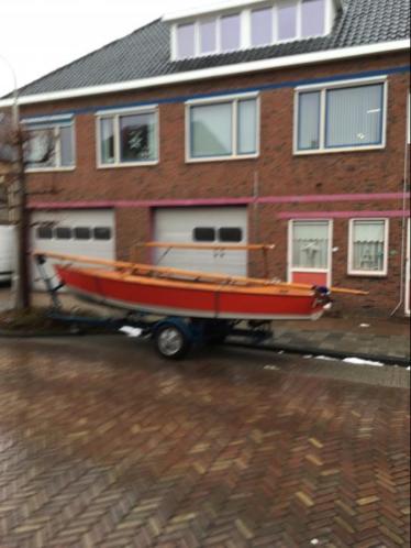 Houten Spanker met trailer. Nieuwe Schakel