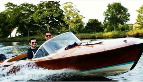 houten speedboot riva look 15pk
