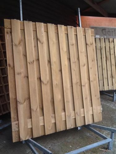 houten tuinschermen ( aanbieding )