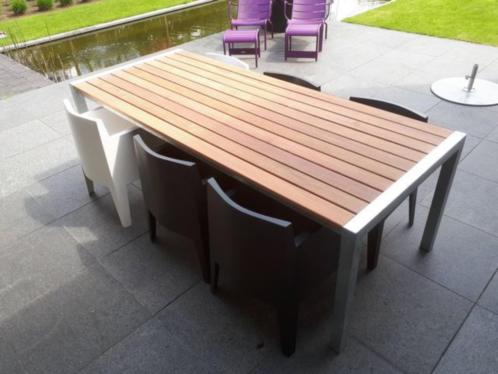 Houten Tuintafel en Tuinbank