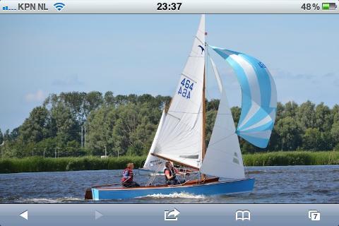 Houten Valk zeilboot in goede staat, niet gratis wel koopje