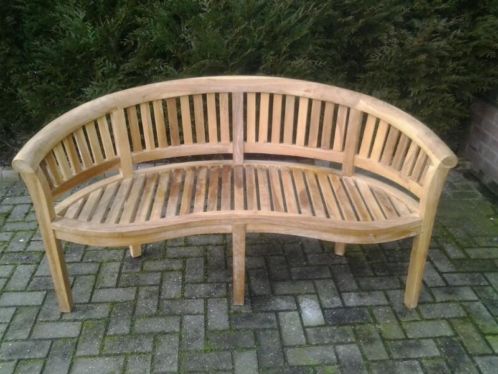 Houtenbank voor tuin of serre