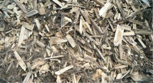 Houtsnippers vezelhennep  Biomassa schoon en gesnipperd