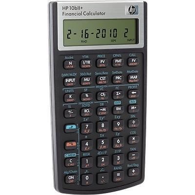 HP 10bII financile rekenmachine