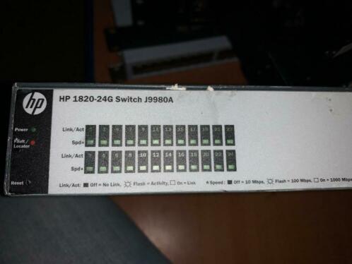 Hp 1820-24G Switch J9980A netwerkswitch101001000Mbps