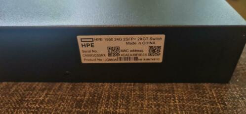 HP 1950-24G-2SFP-2XGT Switch