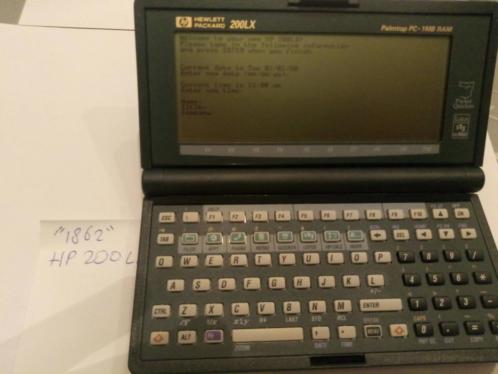 HP 200LX Palmtop Handheld Pocket PC 1MB DOS PDA