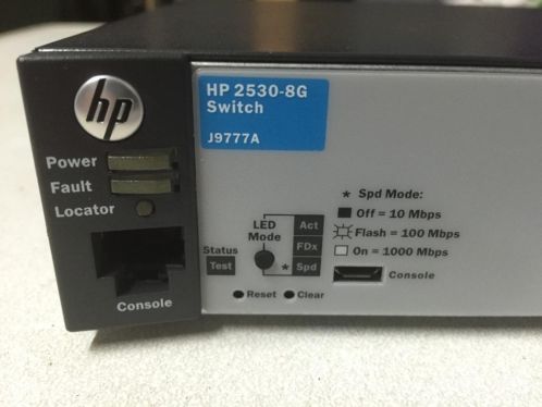 HP 2530-8G Gigabit switch