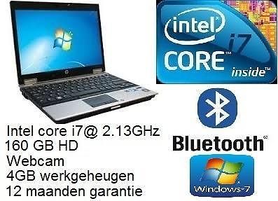 HP 2540p i7 2.13 GHz. 160 GB HD, 4GB, Webcam, Office, Win 7