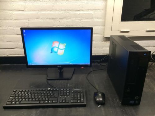 HP 3300 Pro Desktop pc compleet met 22034 monitor