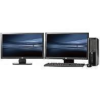 HP 8000 C2D SFF 4GB  Dual 2x 22039039 LCD (Computer  Monitor)