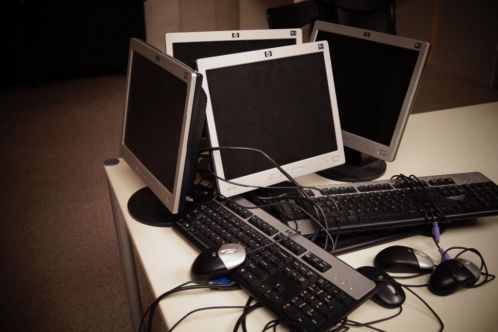 HP beeldschermen, muizen, toetsenborden