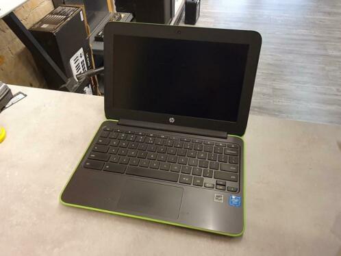 HP Chromebook 11 G4 grijs-groen inclusief oplader