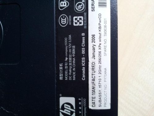 HP Compaq t5000 