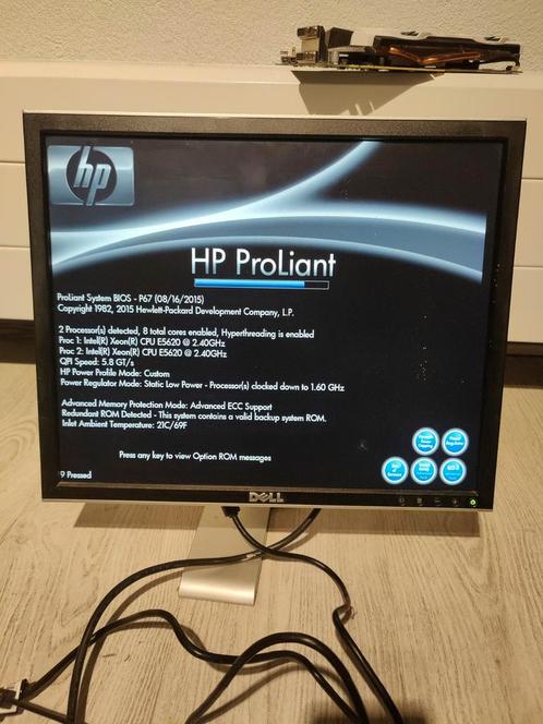 HP DL380 G7 Server 2x xeon 2.4 GHz 229GB ram 18x 600gb sas