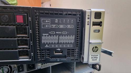 HP DL380p server, 1,5TB 32gb  MOET WEG